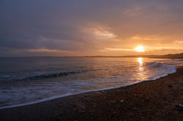 istock Sunrise over the beach of Denmark, Klitmoller. 1284545607