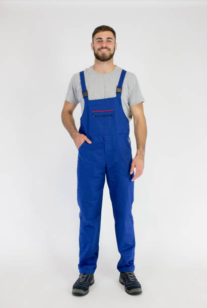 istock Portrait of smiling construction worker 1284548664