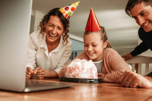 istock Birthday party at home during pandemic lockdown 1284551700