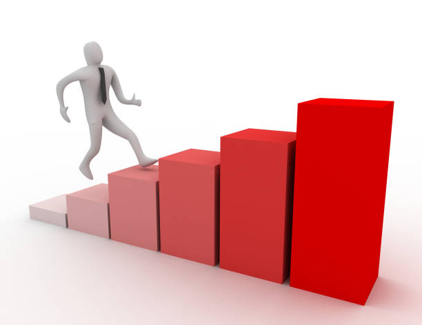 istock 3d businessman run to success 1284553457