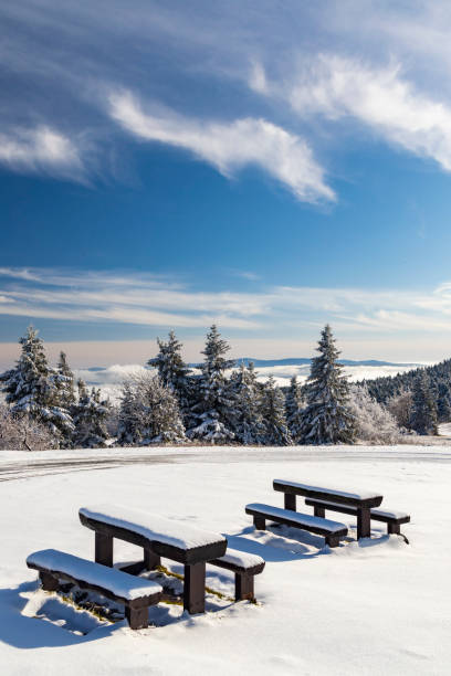 istock Orlicke Mountains in winter, Czech Republic 1284556433