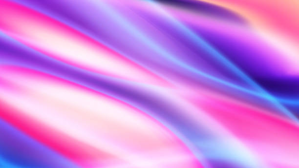 istock Vector abstract background. Colorful fluorescent neon blur. The effect of spreading fluid and the interweaving of geometric shapes. Bright ultraviolet, blue and red colors. 1284556944