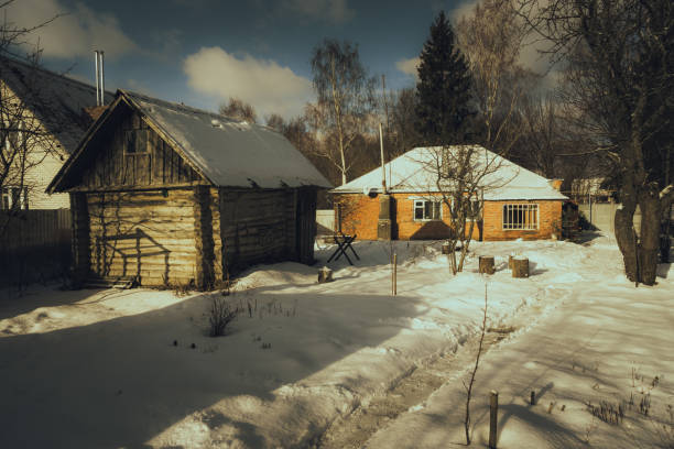 istock Morning in the village 1284566800