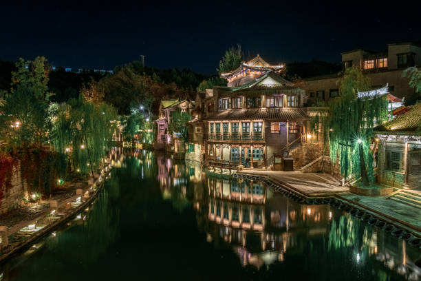 istock Gubei Water Town during night 1284569290