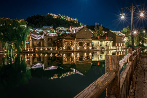 istock Gubei Water Town during night 1284570112