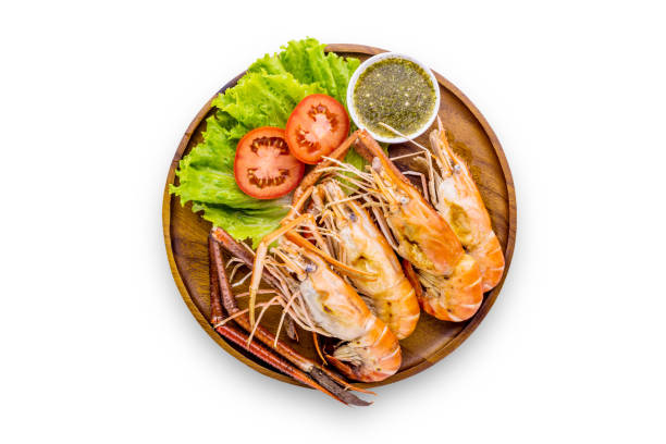 istock Baked shrimp tasty seafood 1284571628
