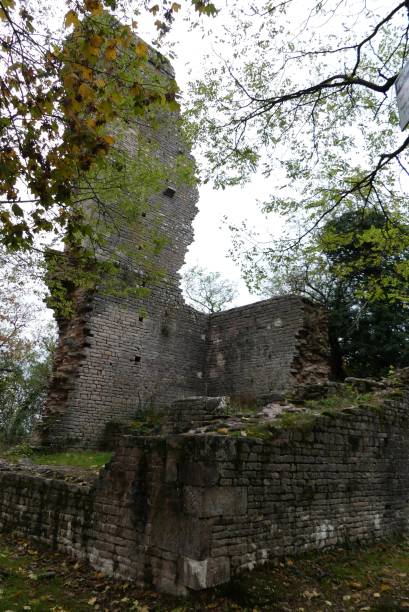 istock Ruins of a castle in autumn 1284575119