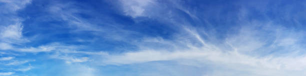 istock Panorama sky with cloud on a sunny day. 1284575715