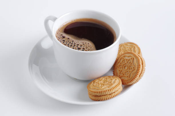 istock Coffee and cookies with cream 1284576732