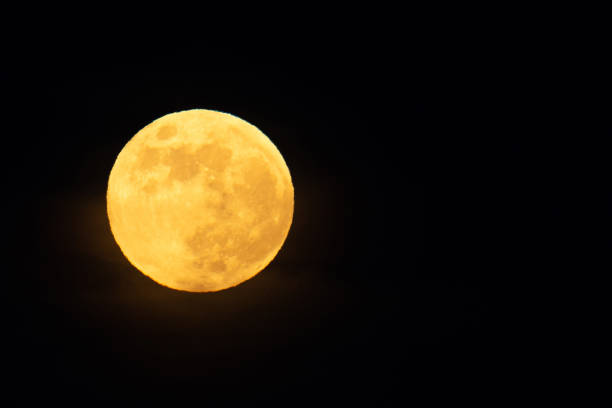 istock A Full yellow moon on the sky 1284579969