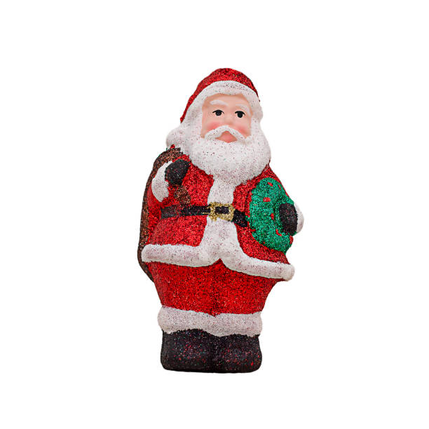 istock Santa Claus, a toy for the Christmas tree, on a white background 1284583180