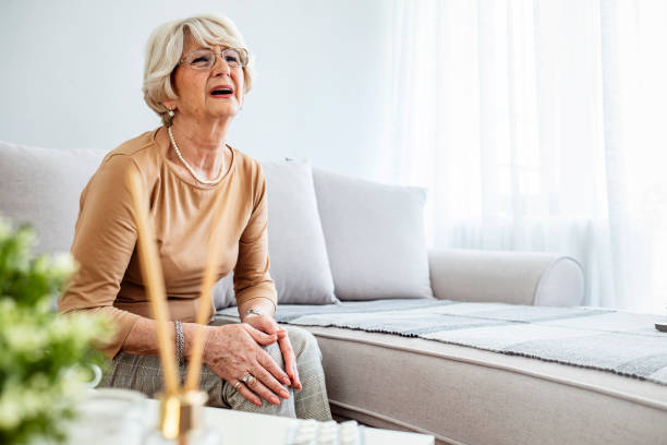 istock Knee Pain In An Elderly Person 1284586810
