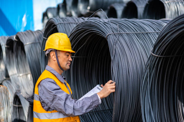 istock Asian worker working in the steel market 1284587215