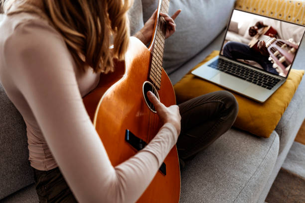 istock Teleconferencing with music, COVID-19 pandemic 1284589536