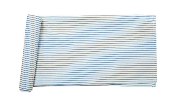 istock Kitchen towel, napkin isolated. Top view mockup 1284592203