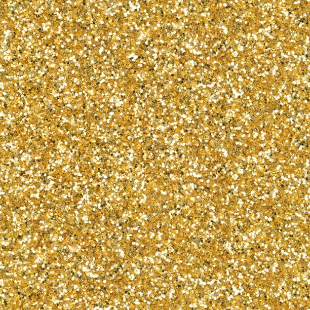 istock Elegant golden glitter, sparkle confetti texture. Christmas abstract background. Ideal seamless pattern. 1284592252