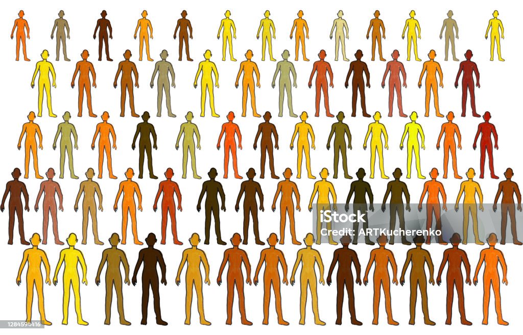 Social Drawings With Images Of People Stock Illustration Download