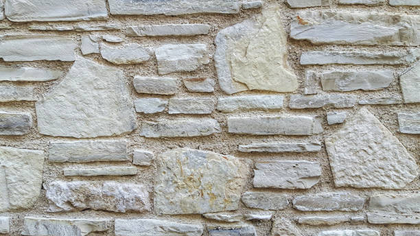 Texture of an old castle stone wall.