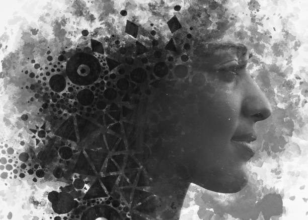 istock Creative photo manipulation of a portrait 1284603671