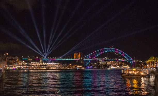 istock Night panoramic cityscape from Sidney on february, 2019 1284605058