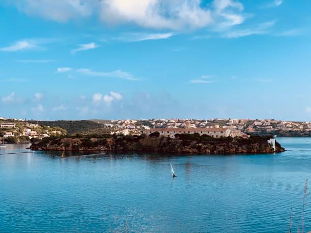 istock Morning walk with mahon port in the background 1284606032