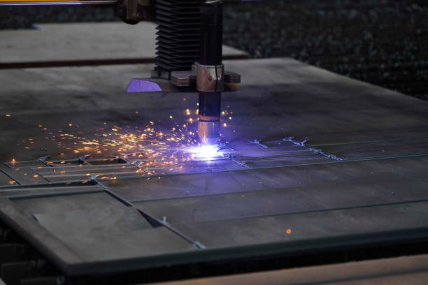istock cutting iron and steel with cnc laser and plasma 1284608810