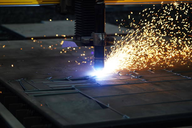 istock cutting iron and steel with cnc laser and plasma 1284608815
