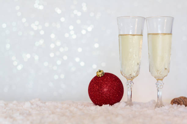 Christmas and New Year holidays background