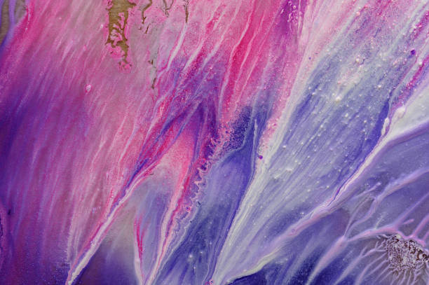 istock Abstract art background. Hand drawn gouache painting. Color texture. 1284616948