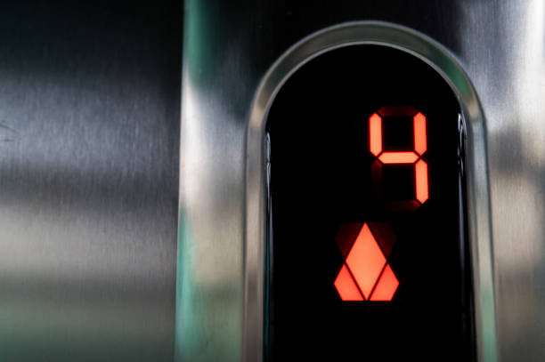 istock Close-up of the control panel of an elevator 1284623531