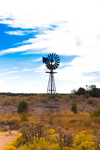 Southwest USA Desert Ranch Windmill