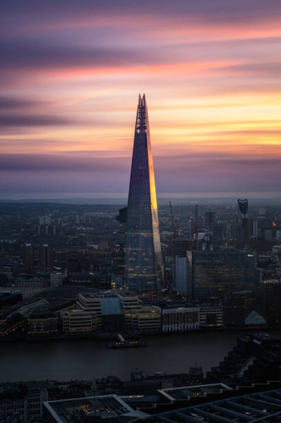 istock Beautiful Sunset over The Shard, London 1284628975