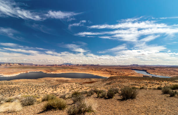 istock The fork on the river Colorado under broad daylight on a spring afternoon, Wahweap lookout, Page, AZ 1284634695