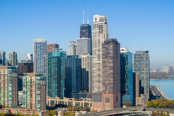 Downtown Chicago - Aerial View
