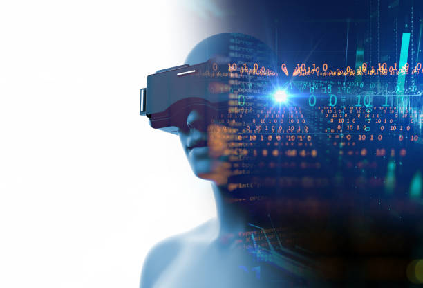 istock 3d rendering of  human in VR headset on futuristic technology 1284647353