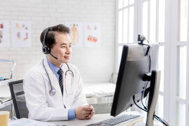 istock Telemedicine concept - doctor part 1284647395