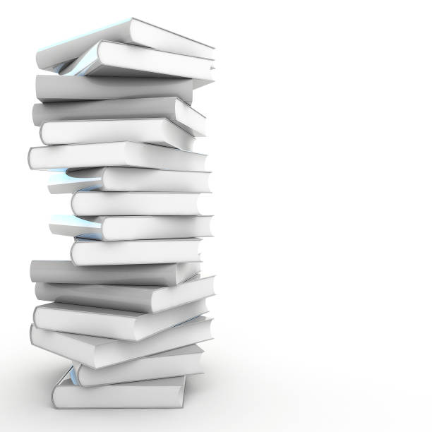 istock 3d Blank book cover over white background 1284649496