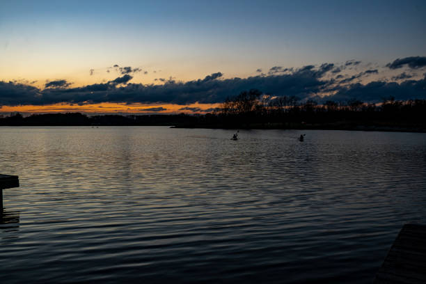 istock Canoeing in the lake 1284653810
