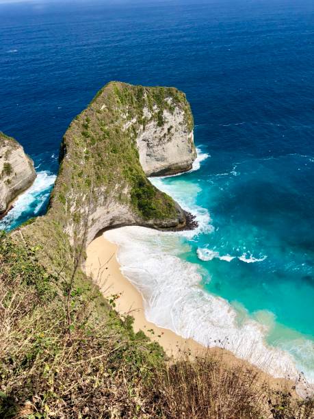 Kelingking Beach A Hidden Paradise In Nusa Penida Stock Photo - Download  Image Now - Bali, Beach, Beauty - iStock