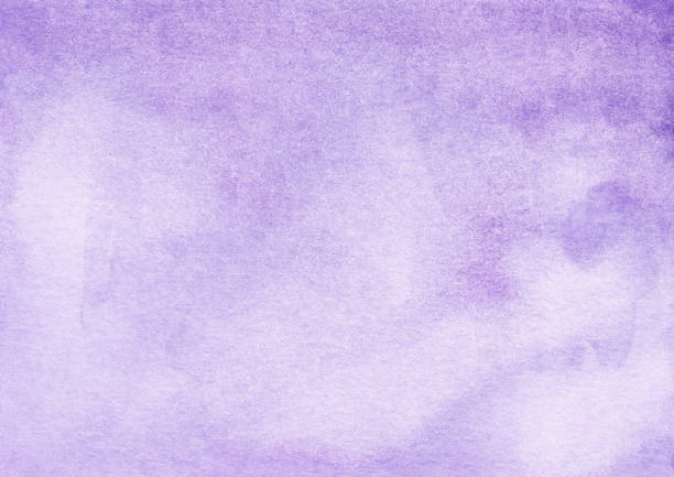 istock Watercolor light violet gradient background texture. Aquarelle abstract pastel purple ombre backdrop. 1284662013