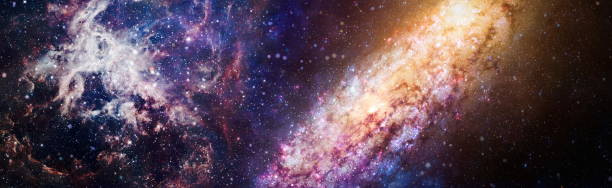istock Nebula and galaxies in space. Space many light years far from the Earth. Elements of this image furnished by NASA. 1284672570