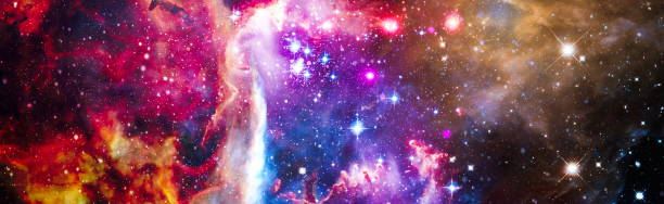istock Nebula and galaxies in space. Space many light years far from the Earth. Elements of this image furnished by NASA. 1284672611