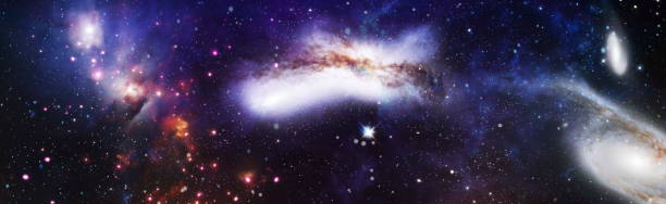 istock Nebula and galaxies in space. Space many light years far from the Earth. Elements of this image furnished by NASA. 1284673845