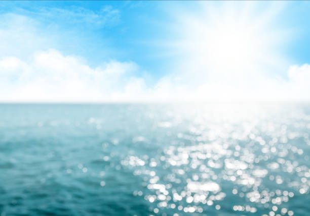 istock Summer tropical sea with sparkling waves 1284676628