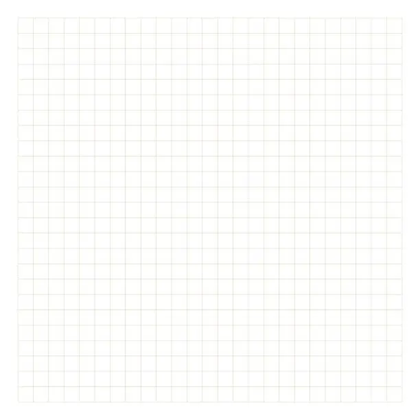 Vector illustration of Notebook squared paper sheet.