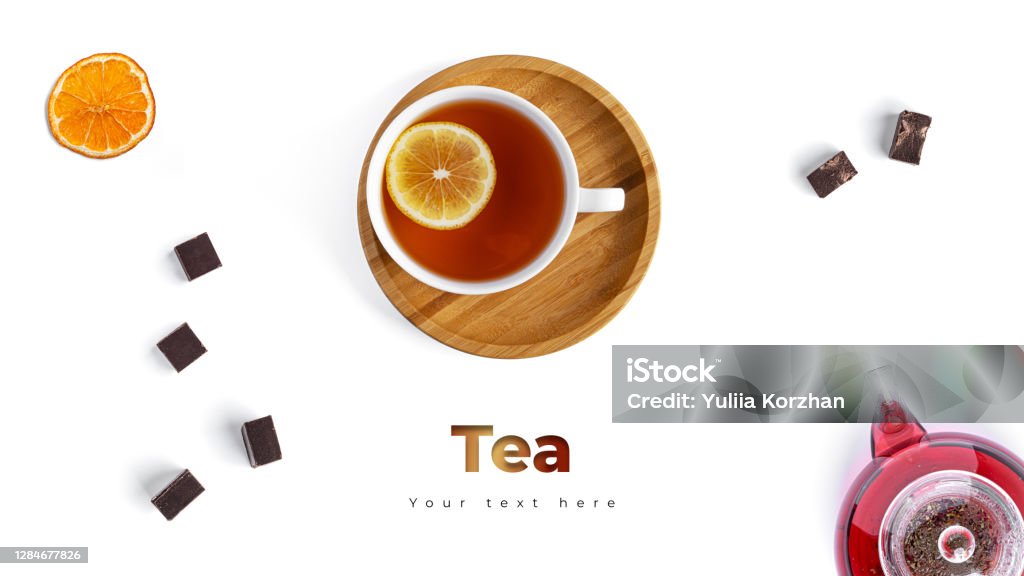 Tea Header Tea In White Cup And Sweets Long Header Banner Format Panorama Website ...
