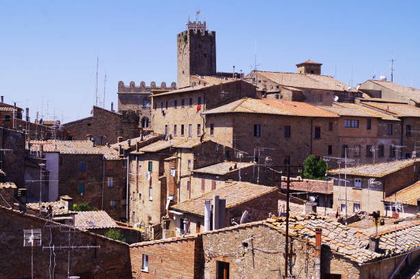 istock Aerial view of Volterra 1284680383