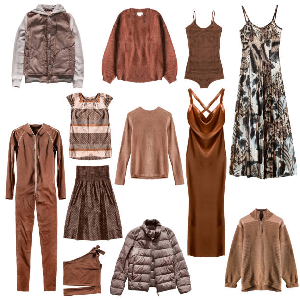 istock Brown clothing isolated 1284684240