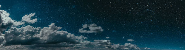 istock Night sky in the mountains 1284688370
