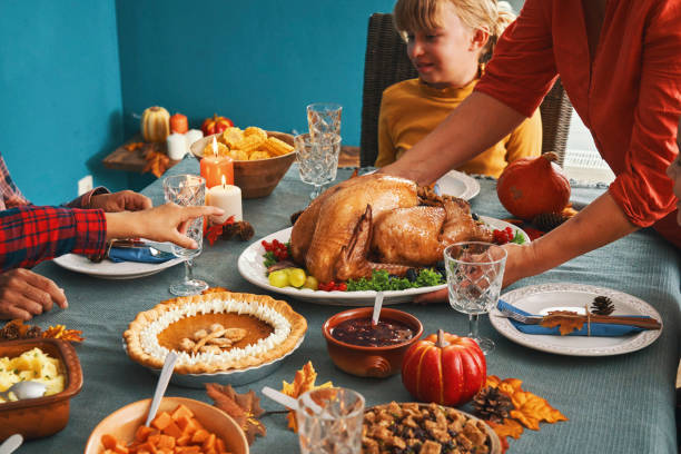 istock Traditional Holiday Stuffed Turkey Dinner 1284694667